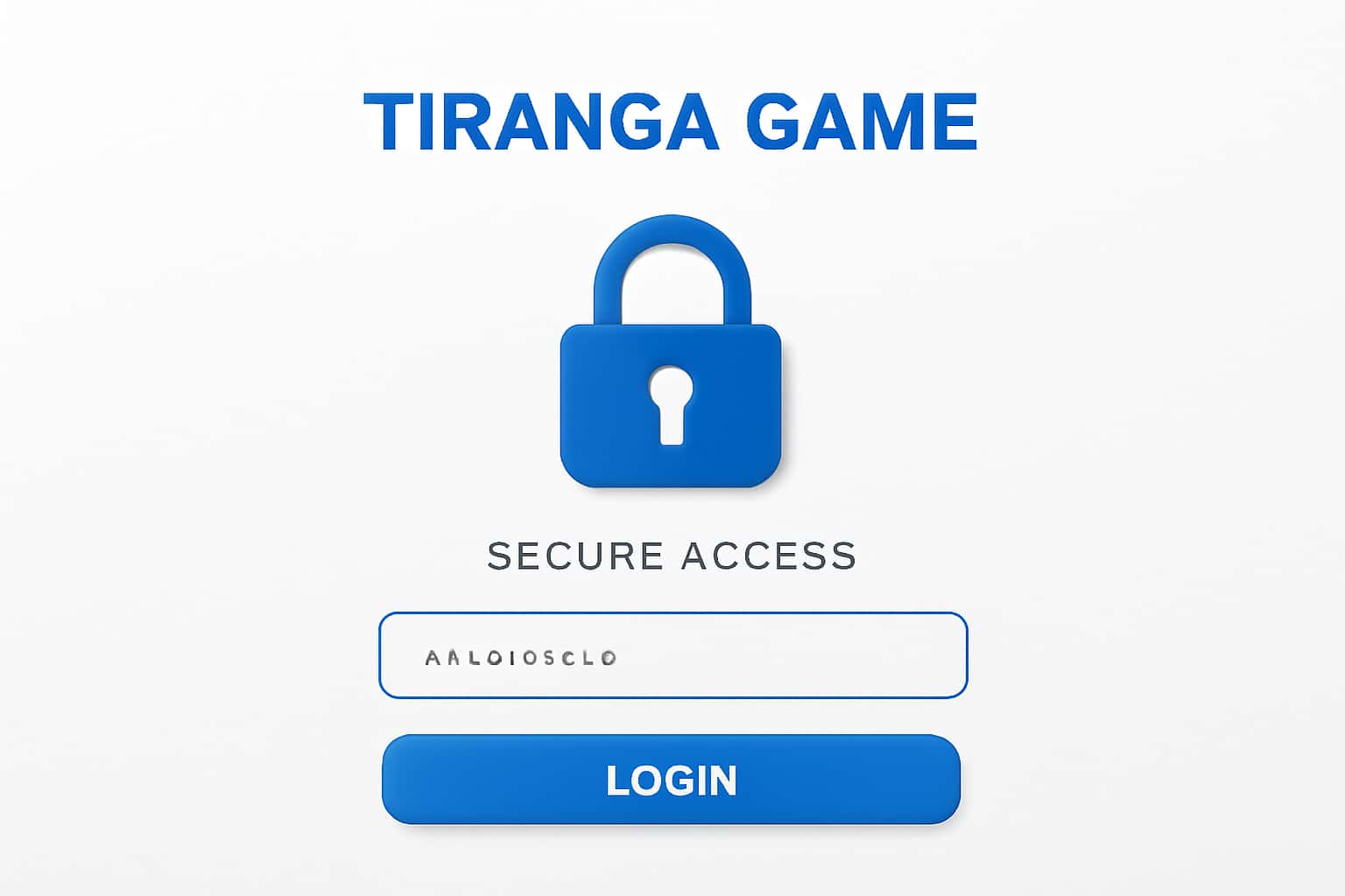 Tiranga Game Login - Secure Access Interface