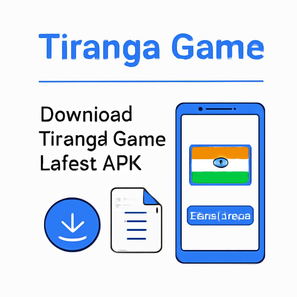 Illustration explaining Download Tiranga Game Latest APK.