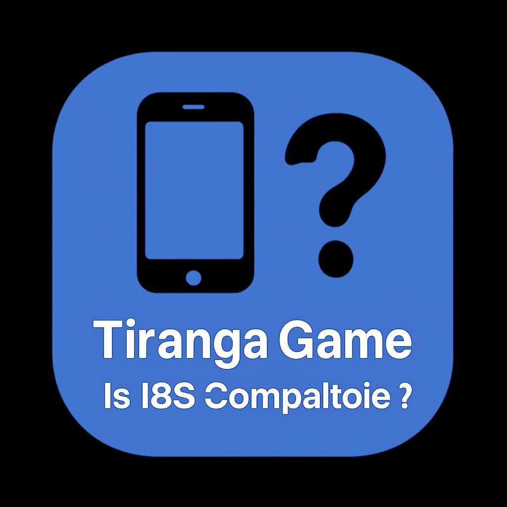 Icon representing Tiranga Game iOS compatibility guide.