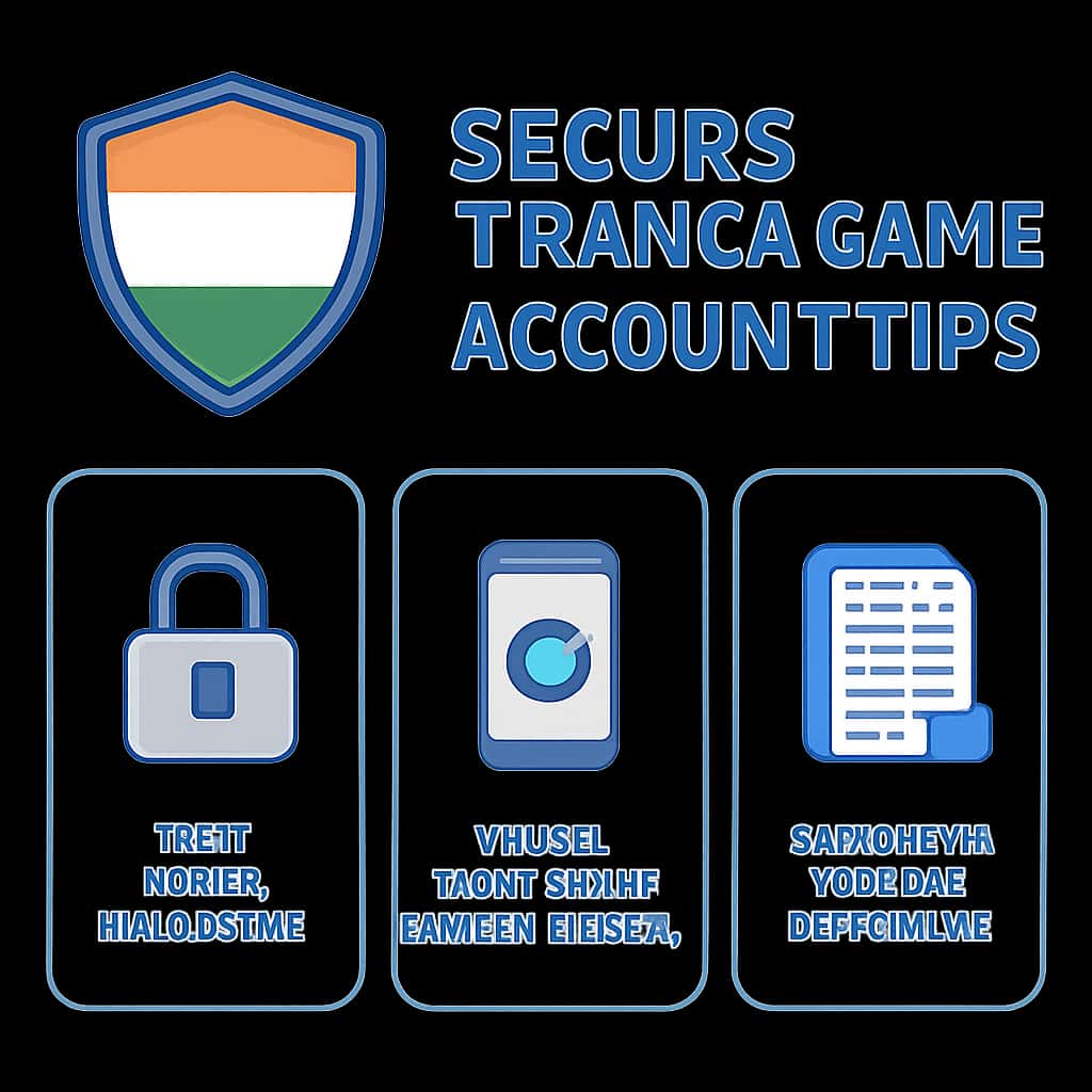 An illustration detailing account security for Tiranga Game.