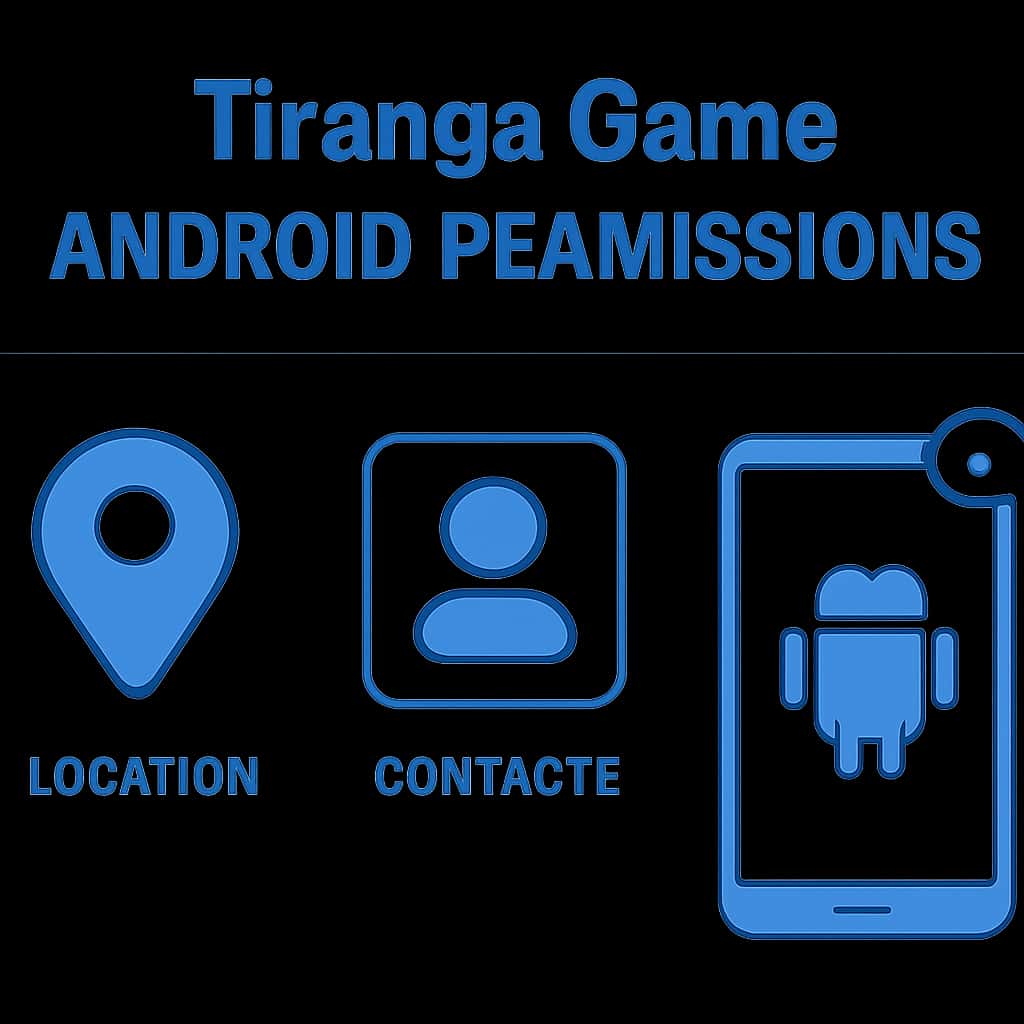 A diagram illustrating the permissions required by Tiranga Game.