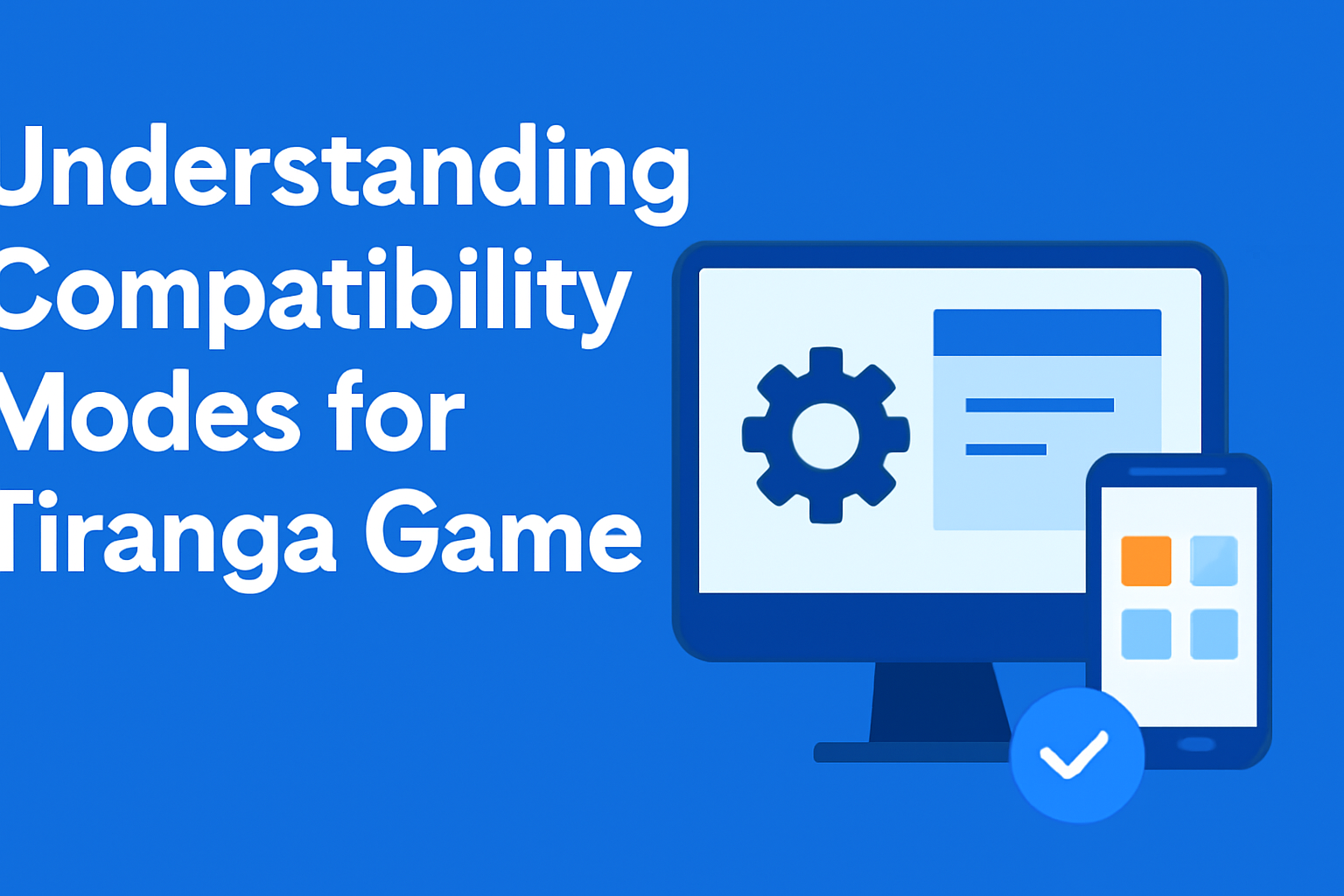 An informative scene on the compatibility of Tiranga Game with iOS devices.