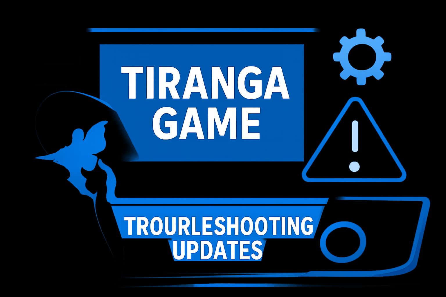 An informative scene showcasing troubleshooting steps for Tiranga Game updates.